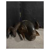 Wood Ram Mask from Democratic Republic of Congo
