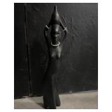 Hand Carved Mahogony African Statue