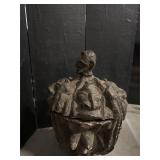 Traditional African Terracotta Ritual Vessel