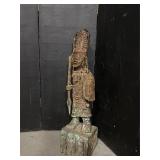 Benin Bronze Warrior Statue from Nigeria