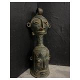 Bronze Gong from Yoruba Tribe in Nigeria