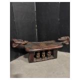 Figural Stool by Dogon Tribr in Mali Region Made f