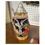Vintage Ceramic German Beer Stein