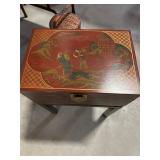 Vintage Drexel Heritage Chinoiserie lacquered ches
