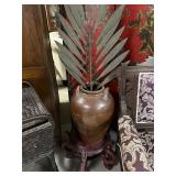 Brown Pottery Vase