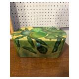 Vintage Handpainted Wooden Box with Stilllife Frui