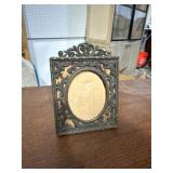 Antique Victorian Ornate Brass Picture Frame