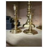 Pair of Baldwin Brass Candle Sticks