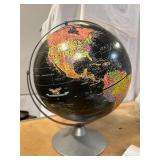 Vintage Replogle Starlight World Globe with Metal