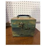 Vintage Thorens Swiss Wooden Jewelry Box