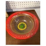 Hand Painted Glass Bowl