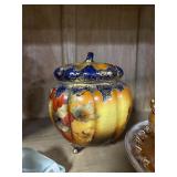 Vintage Porcelain Footed Jar