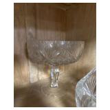 Vintage Cut Crystal Candy Bowl