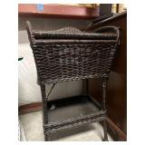 Antique Wicker Sewing Basket