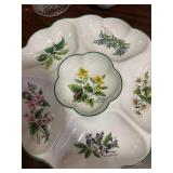 Royal Worcester Herbs 1-Piece Crudite Serving Plat