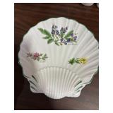 Royal Worcester Herbs Shell-shaped Dish