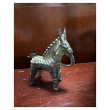Vintage Dhokra Tribal Bronze Mini Sculpture of a H