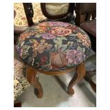 Vintage Floral Stool