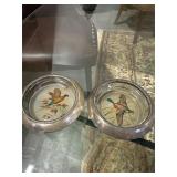 Vintage Frank M. Whiting Sterling Silver Coasters