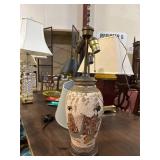 Large Imperial Japanese Satsuma Lamp