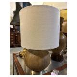 Safavieh Noam Ceramic Table Lamp in Lighy Brown