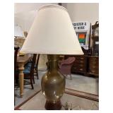 Brass Marbro Lamp with Elephant head handles