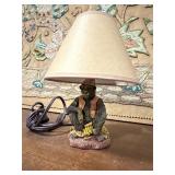 Vintage Circus Monkey Lamp