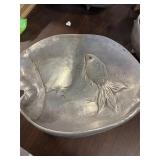 Vintage 1970's Arthur Court Alumimum Footed Shell