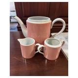 3 PC Set Fitz & Floyd Teapot + Creamer + Sugar