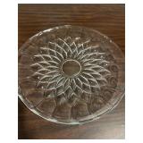 Vintage Crystal Cake Platter