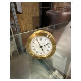 Tiffany & Co. Small Brass Desk Clock