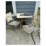 Metal Patio Table Set