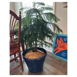 Large Fake Plant in Planter