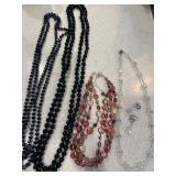Beaded Necklaces and Matchinf Earrings Lot