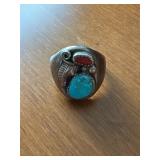 Vintage Native American Sterling Silver Ring