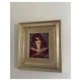 Framed Artwork of Woman