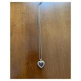 Vintage Style Gold Heart Pendant Necklace
