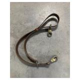 Vintage Leather Lineman Positioning Strap / Climbi
