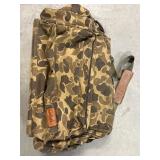 Vintage Camouflage Cabella's Duffel Bag