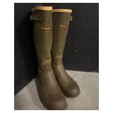 Olive Green / Brown LaCrosse Outdoorsman Rubber Bo