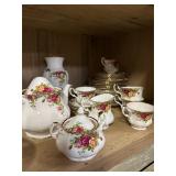 Royal Albert British Old Country Rose China Set