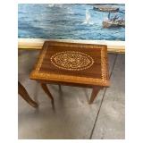 Vintage Italian Rococo Style Music Box Table