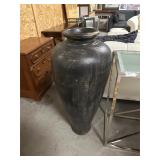 XL Black Clay Vase