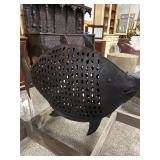 Iron Fish Hanging Votive Candle Decor