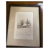 Vintage Country Scene Art