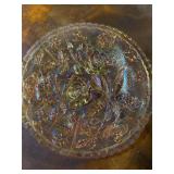 Vintage Imperial Glass Carnival Glass Plate in the