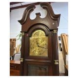 Tall Grandfather Clock in a Mahogany Case