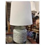 Florence Modern Ceramic Table Lamp in Light Blue