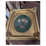 Vintage Framed Dried Pressed Flowers Wall Art in H