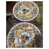 Pair of Antique Ceramic Plates